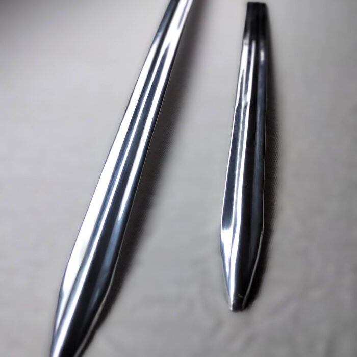 Prahové lišty z hliníku pro automobily Škoda Octavia, Spartak a Felicia – celkový pohled